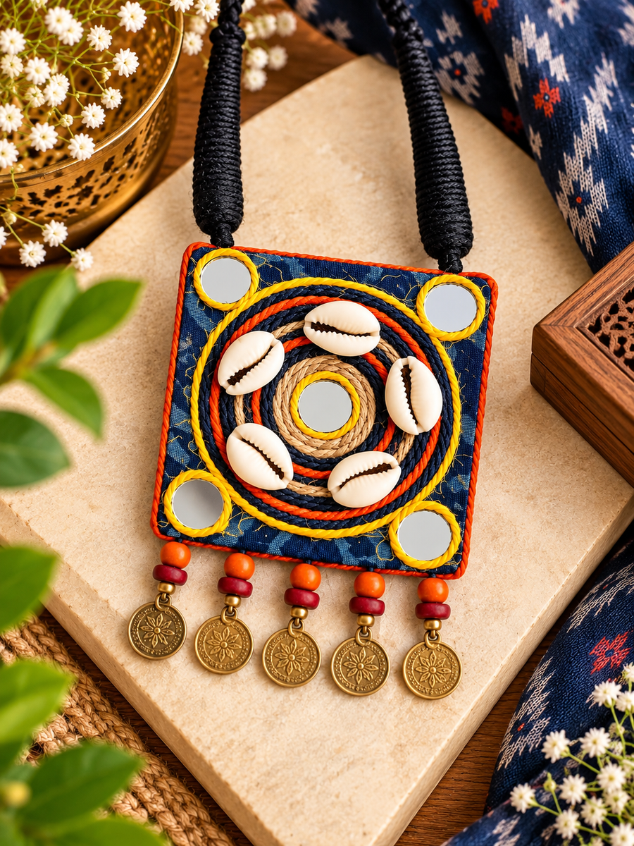MIRROR PENDANT NECKLACE