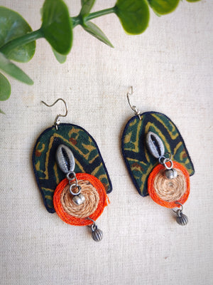 fabric earring