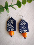 fabric earring