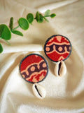 fabric earring