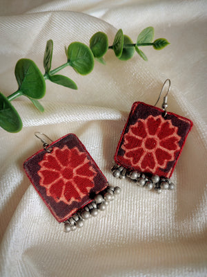 fabric earring