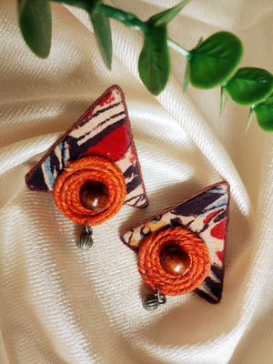 fabric earring