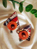 fabric earring