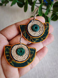 GREEN FABRIC CHANDBALI