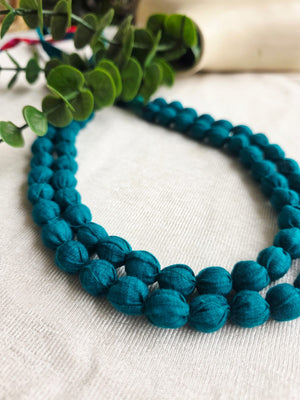 BLUE FABRIC MALA