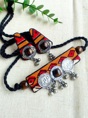 MUSTARD CHOKER SET