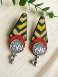 GREEN CONE EARRING