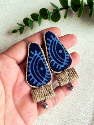 BLUE CONE EARRING