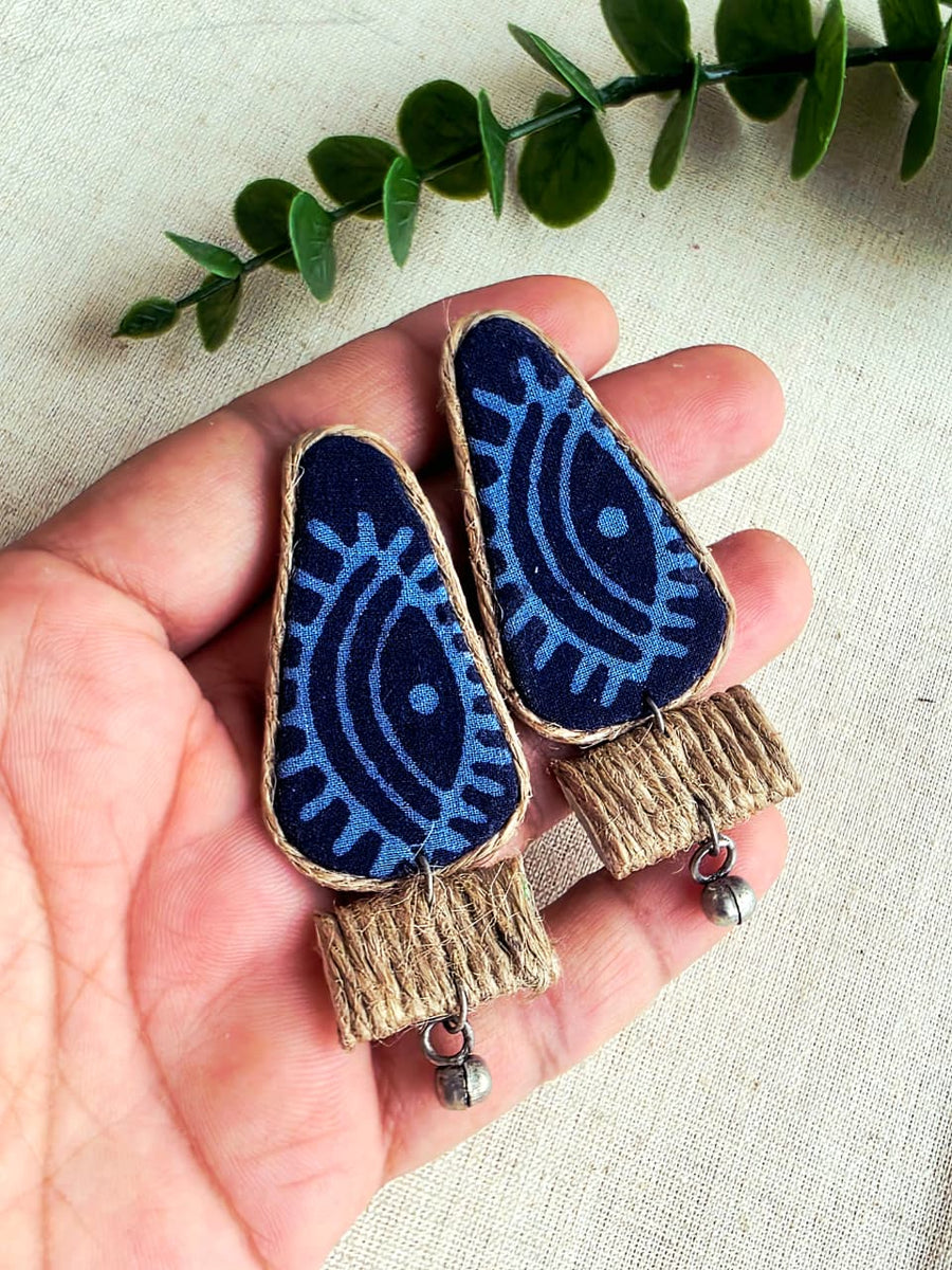 BLUE CONE EARRING