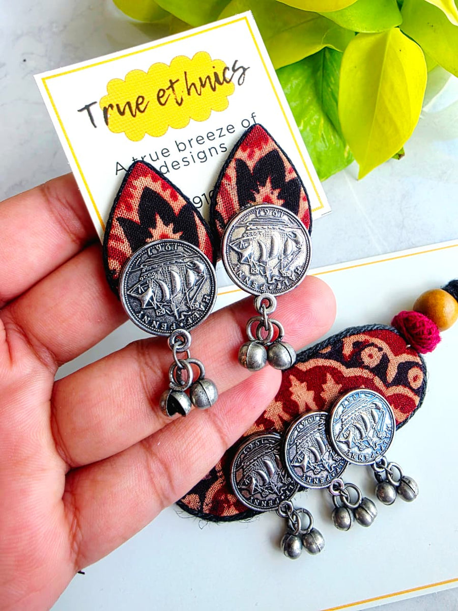 RED AJRAKH CHOKER