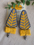 YELLOW CONE EARRING