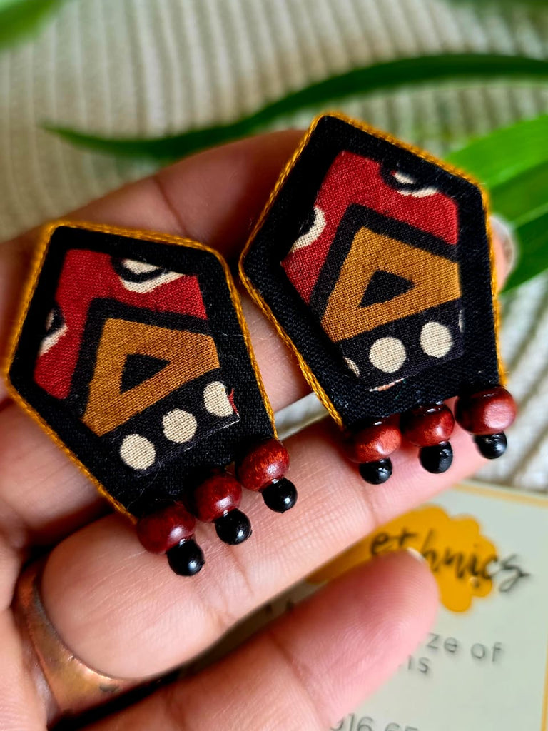 RED CHAUKON STUDS 2