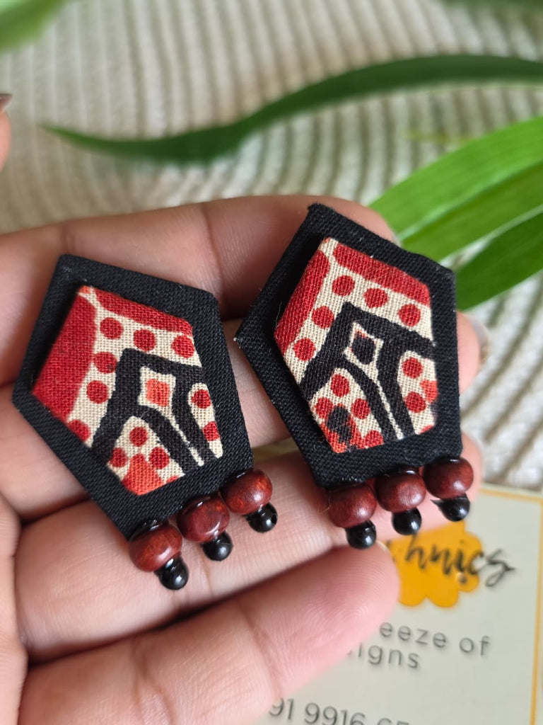 ORANGE  CHAUKON STUDS