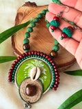 GREEN CHANDRAKALA NECKLACE