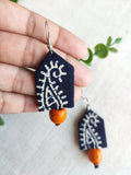 fabric earring