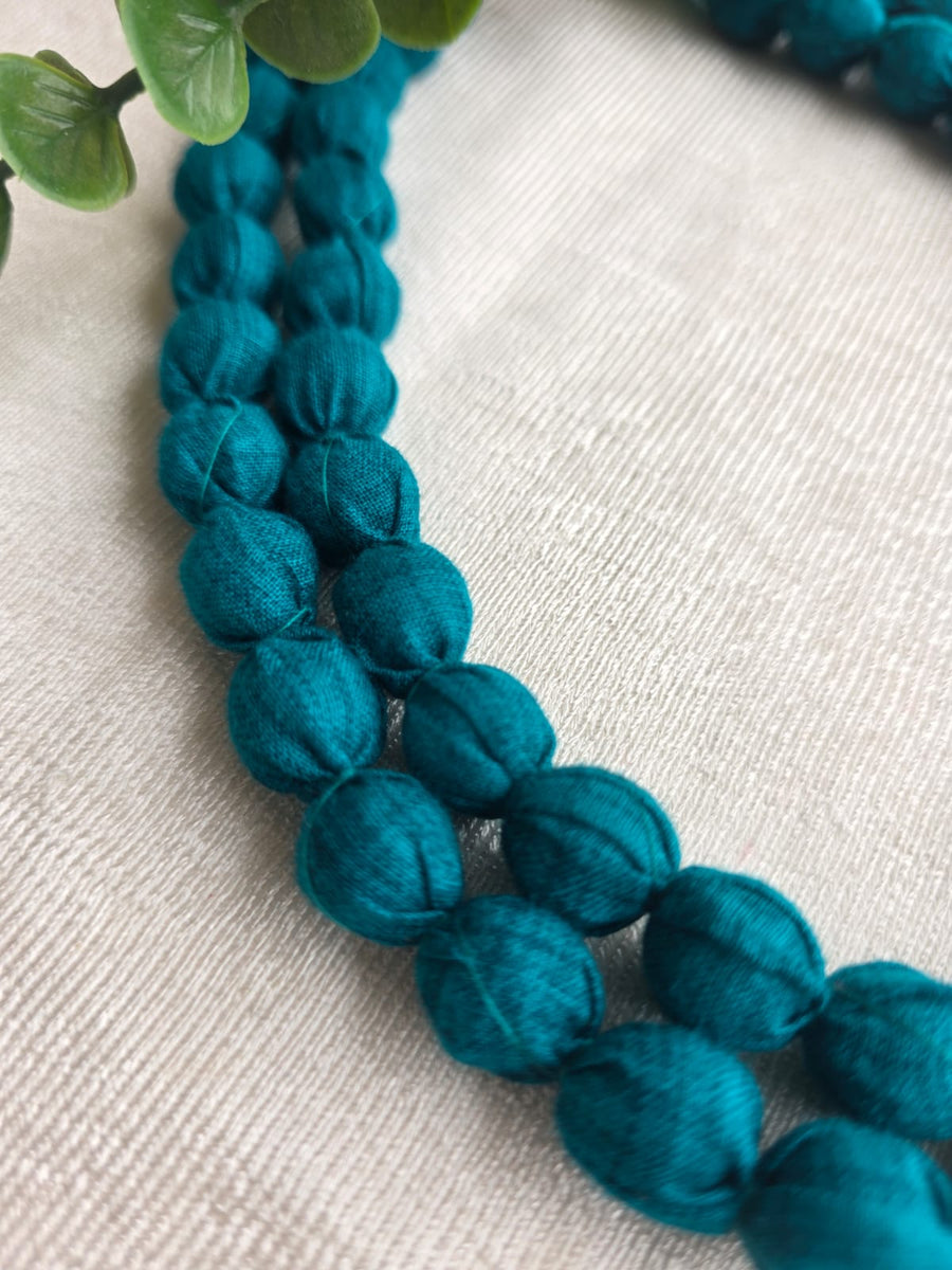 BLUE FABRIC MALA