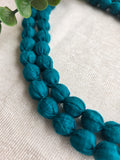 BLUE FABRIC MALA